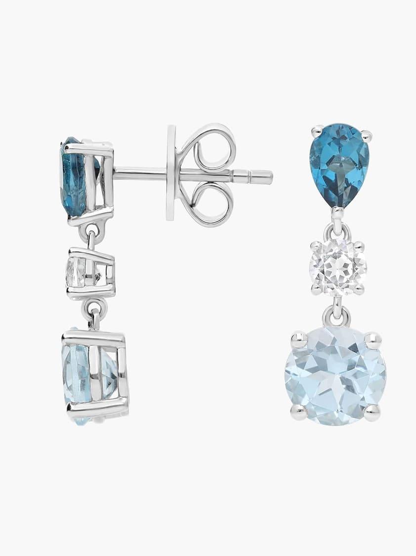 Elsa High Earrings in Yellow Gold